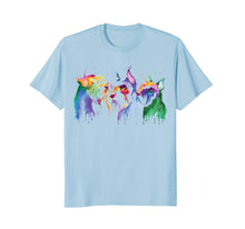 Load image into Gallery viewer, Cute Schnauzer Watercolor t shirt for dog lovers
