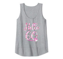 Load image into Gallery viewer, Hello Sixty 60 years old 60th Birthday Women's Gifts Flowers Tank Top
