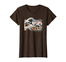 Load image into Gallery viewer, Sushi Kanagawa Hokusai Japanese Art T Shirt
