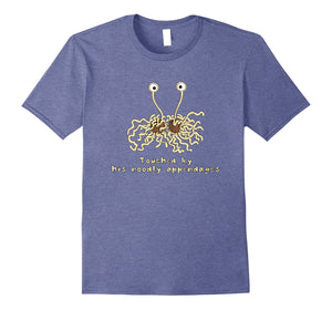 Flying Spaghetti Monster Touched By His Noodly Appendages