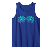 Load image into Gallery viewer, Mermaid Sea Shell Bra Costume Tank Top

