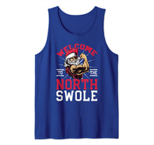 Load image into Gallery viewer, Funny Christmas Weightlifting Workout North Swole Tank Top
