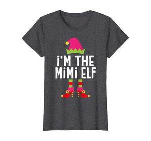 Womens I'm The Mimi Elf T-Shirt Matching Christmas Costume Shirt T-Shirt
