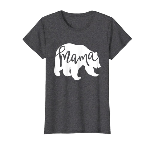 Womens Mama Bear Shirt Momma Family Matching Mother's Day Inspired T-Shirt