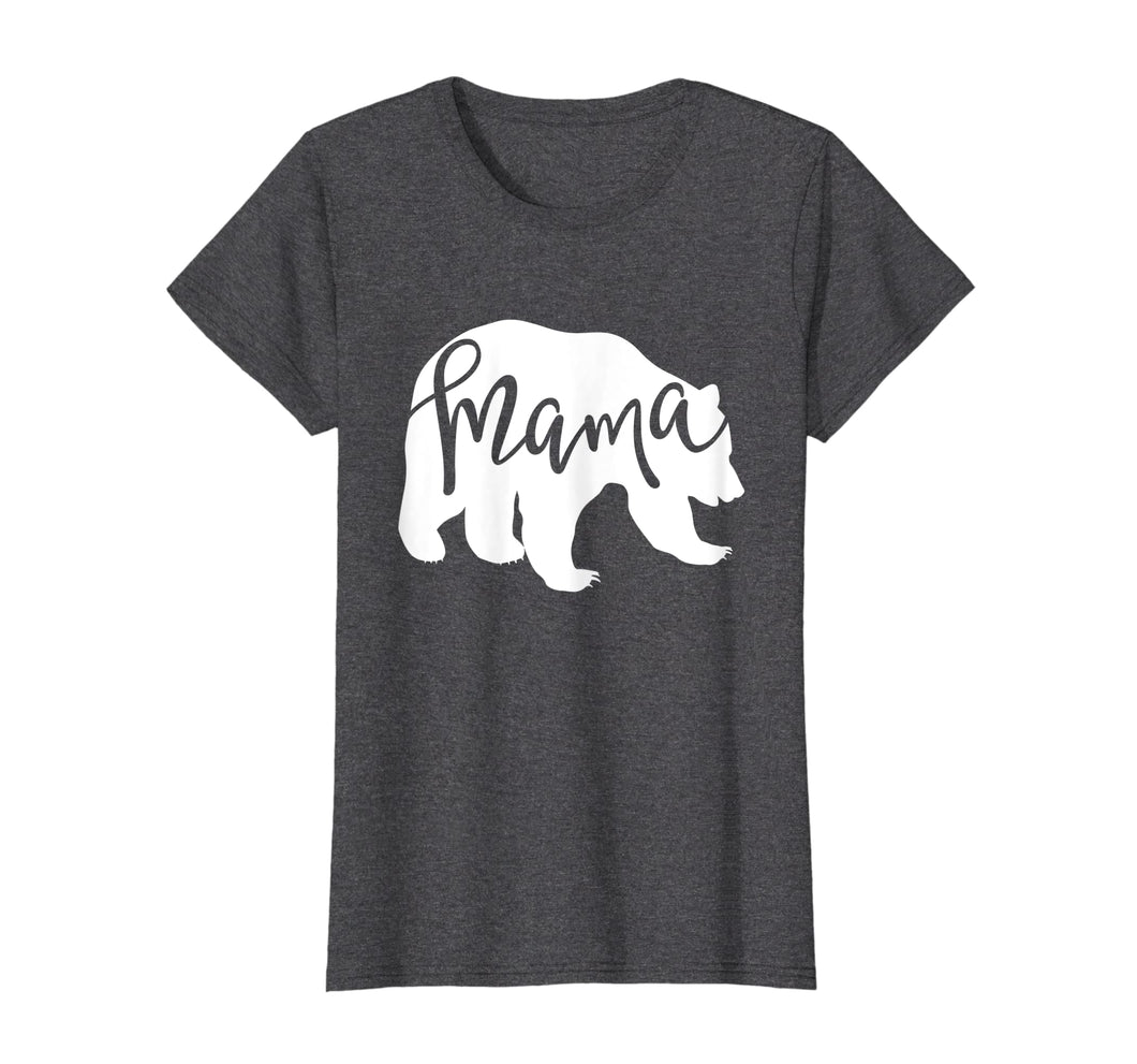 Womens Mama Bear Shirt Momma Family Matching Mother's Day Inspired T-Shirt