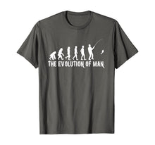 Load image into Gallery viewer, THE EVOLUTION OF FISHERMEN OR MEN FUNNY FISHING LOVER GIFT T-Shirt
