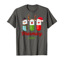 Load image into Gallery viewer, Pills Snowman Reindeer Santa Claus Pharmacy Crew Christmas T-Shirt
