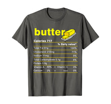 Load image into Gallery viewer, Butter Nutrition Facts Funny Thanksgiving Christmas food T-Shirt
