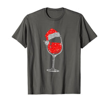 Load image into Gallery viewer, Wine Glasses Santa Hat Christmas Tee Funny Wine Lover Gifts T-Shirt
