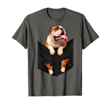 Load image into Gallery viewer, English Bulldog Pocket Mid T Shirt
