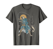 Load image into Gallery viewer, FISHING SAMURAI NO.3 Funny samurai fishing lover gift T-Shirt
