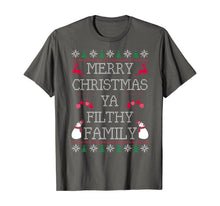 Load image into Gallery viewer, Merry Christmas Ya Filthy Family | Ugly Christmas Sweater T-Shirt
