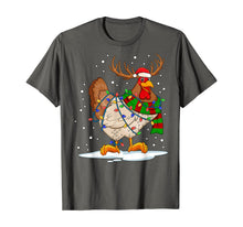 Load image into Gallery viewer, Funny Chicken Christmas Tee Reindeer Christmas Lights Pajama T-Shirt
