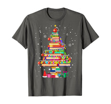 Load image into Gallery viewer, Merry Christmas Library Tree Cute Book Lover Librarian Gifts T-Shirt
