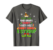 Load image into Gallery viewer, Four Main Food Groups Elf Christmas T-Shirt
