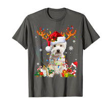 Load image into Gallery viewer, Westie Dog Christmas Reindeer Funny Xmas Gift T-Shirt
