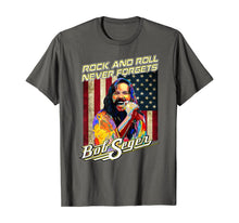 Load image into Gallery viewer, Graphic Bob shirt Seger Funny American Flag Retro Love Music T-Shirt
