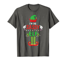 Load image into Gallery viewer, I'm The Sassy Elf Matching Family Group Christmas  T-Shirt
