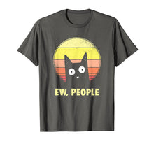 Load image into Gallery viewer, Ew, People Vintage Funny Cat Lover Gift, Graphic Cat T-Shirt-193586
