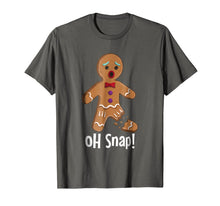 Load image into Gallery viewer, Gingerbread Man - Oh Snap Funny Cute Christmas Shirt
