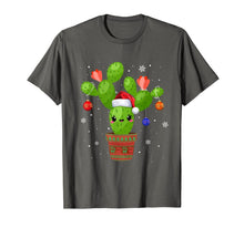 Load image into Gallery viewer, Cactus Christmas Tree Gift Santa Xmas Succulent Plant Lovers T-Shirt

