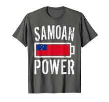 Load image into Gallery viewer, Samoa Flag | Samoan Power Battery Proud Tee T-Shirt
