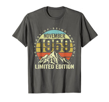 Load image into Gallery viewer, Born November 1969 Limited Edition Birthday Gifts 50th bday T-Shirt
