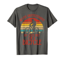 Load image into Gallery viewer, Mens Vintage Never Underestimate An Old Guy On A Bicycle Biker T-Shirt-1770816
