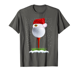 Funny Golfing Christmas Shirt Holiday Golf Ball T-Shirt