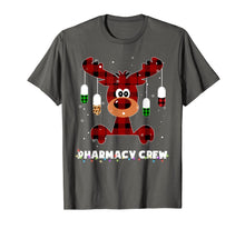 Load image into Gallery viewer, Red Plaid Reindeer Pharmacist Pharmacy Crew Christmas Gift T-Shirt-1449430

