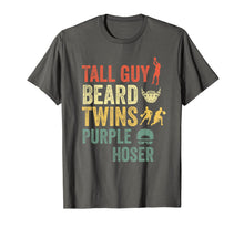 Load image into Gallery viewer, Perfect gift for kids dude-TALL GUY BEARD TWINS PURPLE HOSER T-Shirt-446879
