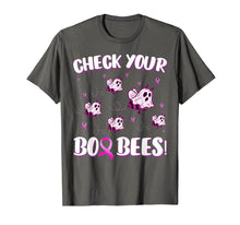 Load image into Gallery viewer, Funny Check Your Boo Bees Shirt Breast Cancer Awareness Gift T-Shirt
