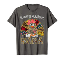 Load image into Gallery viewer, Thankful Grateful Blessed Nana Turkey Thanksgiving Day Gift T-Shirt
