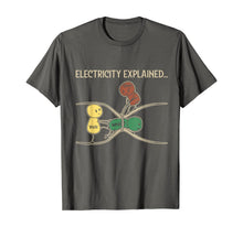 Load image into Gallery viewer, Electricity Explained Funny Ohm Volt Ampe Physics T-Shirt-99609
