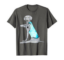 Load image into Gallery viewer, Funny weimaraner Dog I Love Mom Tattoo T-Shirt-339404
