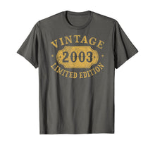 Load image into Gallery viewer, 2003 17 years old 17th Limited Birthday, Anniversary Gift T-Shirt-82880
