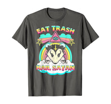 Load image into Gallery viewer, Eat Trash Hail Satan Raccoon Pentagram Satanic Garbage Gang T-Shirt-68791
