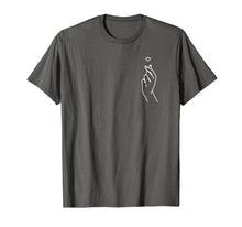 Load image into Gallery viewer, Korean Finger Heart Shirt Kpop Tshirt
