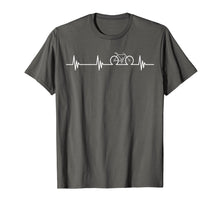 Load image into Gallery viewer, Cycling Heartbeat T-Shirt- Bicycle Love Biking Shirt Gifts
