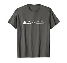 Load image into Gallery viewer, Math Sierpinski Triangles Fractal Geometry Mathematics Shirt
