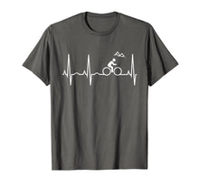 Load image into Gallery viewer, Mountain Bike Heartbeat Shirt - Best Mountain Biking T-Shirt
