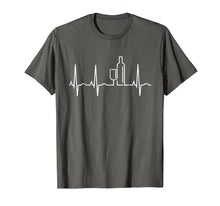 Load image into Gallery viewer, Wine Heartbeat Shirt I Love Wine Tasting T-Shirt Wine Lover
