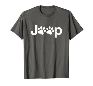 Funny Jeep Paw Prints Dogs & Jeeps Owner Men Women Gift T-Shirt
