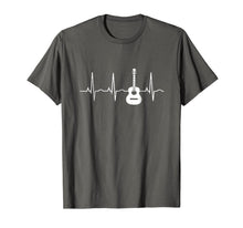 Load image into Gallery viewer, Acoustic Guitar Heartbeat Shirt - Guitar Musician T-Shirt
