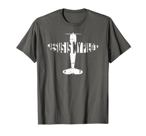 Jesus Is My Pilot - Christian Airplane T Shirt