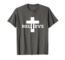 Load image into Gallery viewer, Godly Christian T-Shirt | I Believe In The Cross Of Jesus
