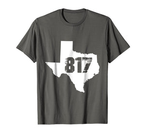 Fort Worth, Texas State 817 Area Code T-Shirt