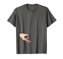 Load image into Gallery viewer, Haha Made You Look Funny Finger Circle Game T-shirt
