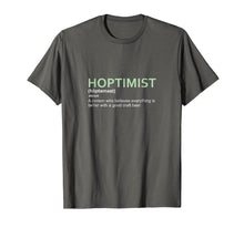Load image into Gallery viewer, Original HOPTIMIST Short Sleeve Shirt for Craft Beer Lovers
