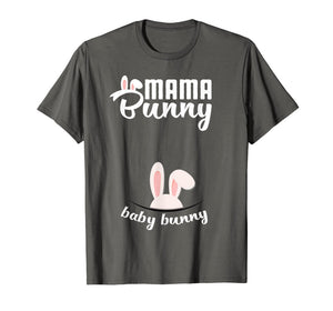Mama Bunny Cute Easter Pregnancy Announcement Shirt